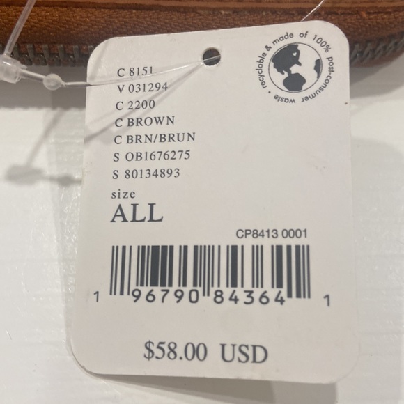 NWT Free People Vegan Leather Wallet/Wristlet - Picture 7 of 7